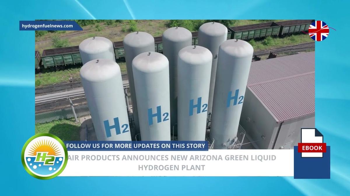 'Video thumbnail for Air Products announces new Arizona green liquid hydrogen plant'