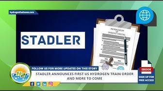 'Video thumbnail for Stadler announces first US hydrogen train order and more to come'