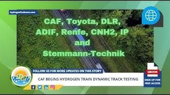 'Video thumbnail for CAF begins hydrogen train dynamic track testing 1'