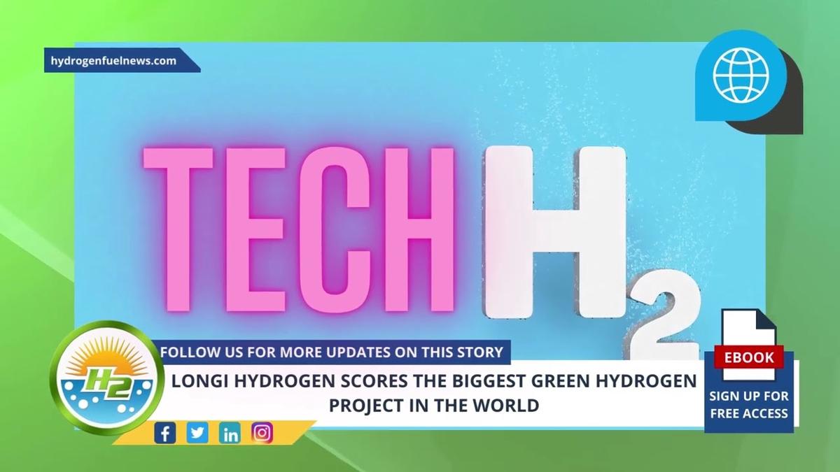 'Video thumbnail for German - LONGi Hydrogen scores the biggest green hydrogen project in the world'