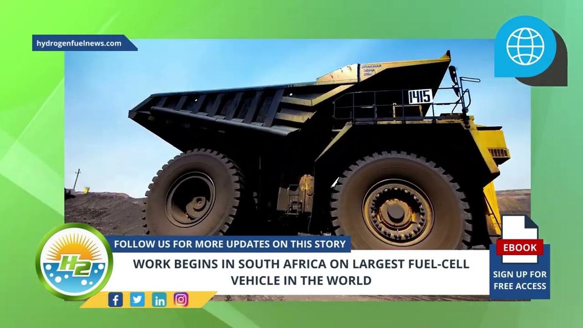 'Video thumbnail for German - WORK BEGINS IN SOUTH AFRICA ON LARGEST FUEL CELL VEHICLE IN THE WORLD'