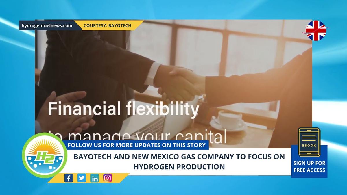'Video thumbnail for BayoTech and New Mexico Gas Company to focus on hydrogen production'