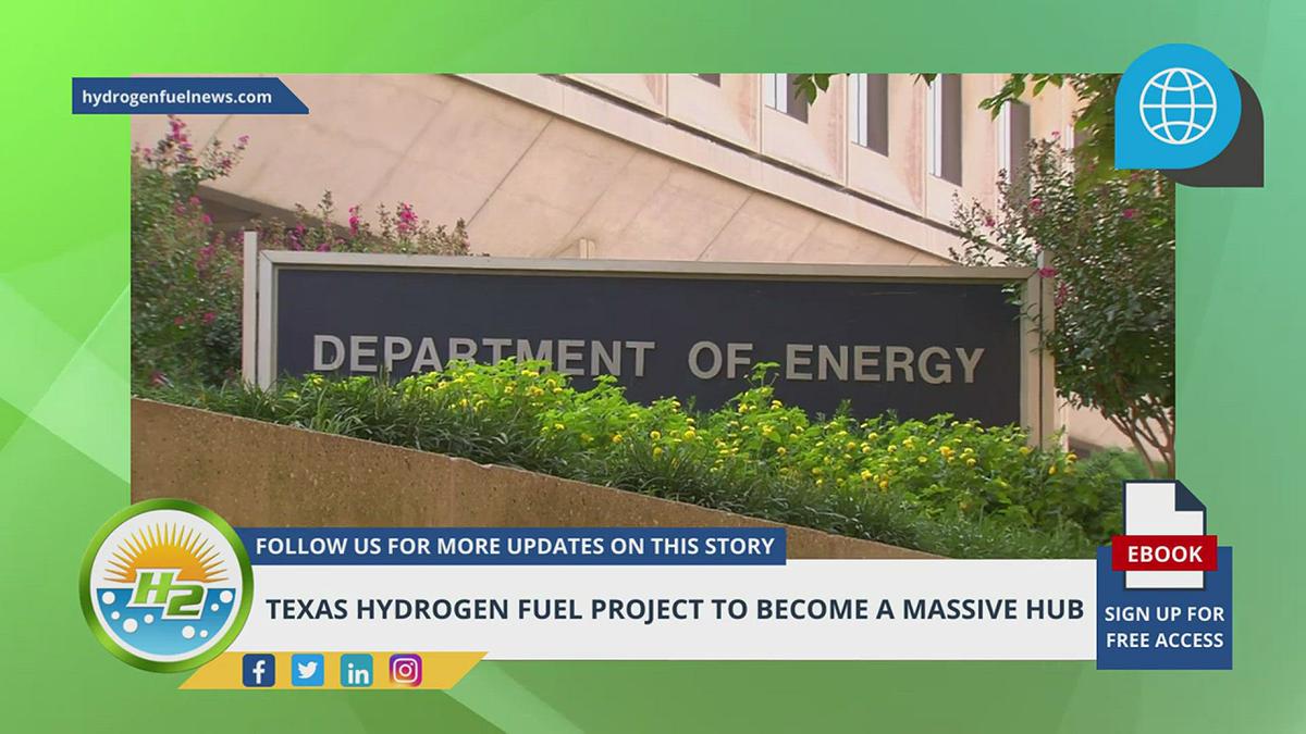 'Video thumbnail for French hydrogen news - Texas hydrogen fuel project to become a massive hub'