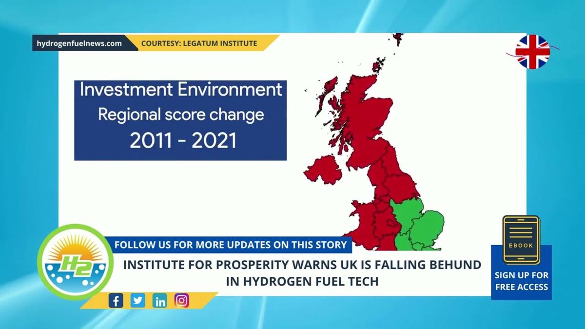 'Video thumbnail for Institute for Prosperity warns UK is falling behind in hydrogen fuel tech'