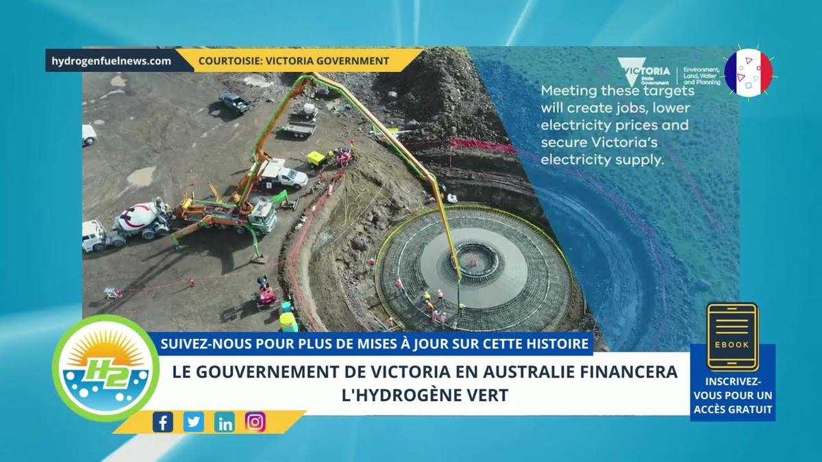 'Video thumbnail for [French] Victoria government in Australia to fund green hydrogen'