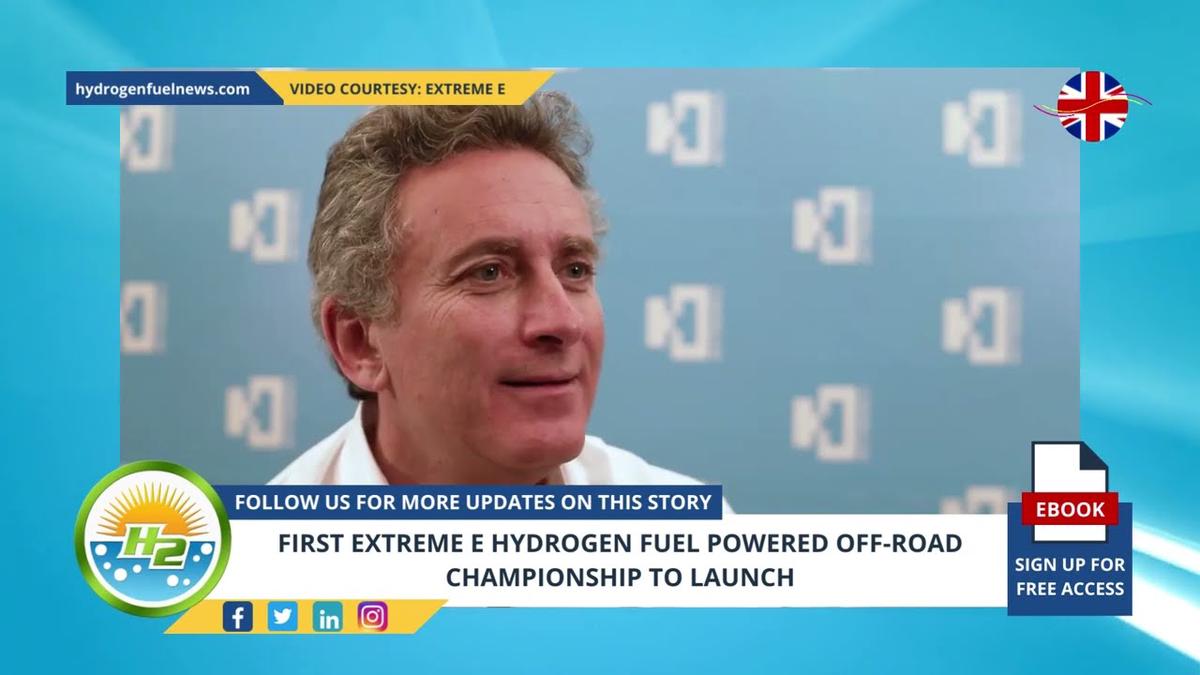 'Video thumbnail for First Extreme E hydrogen fuel powered off-road Championship to launch'