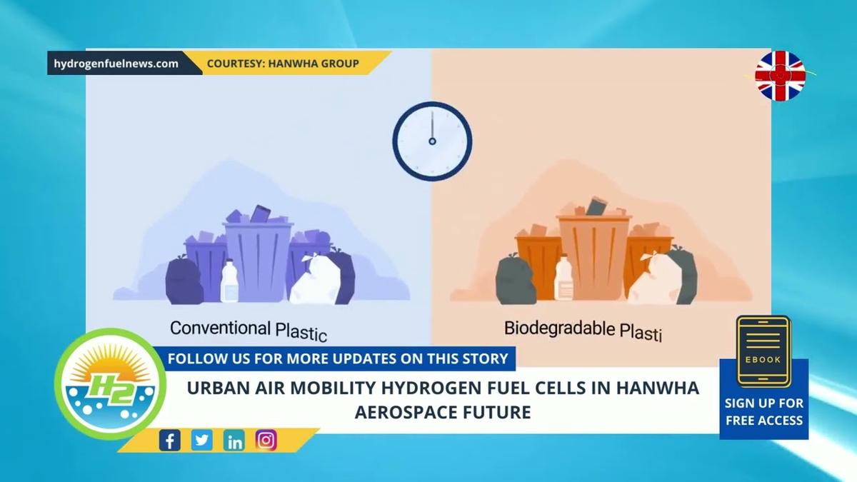 'Video thumbnail for Urban air mobility hydrogen fuel cells in Hanwha Aerospace’s future'