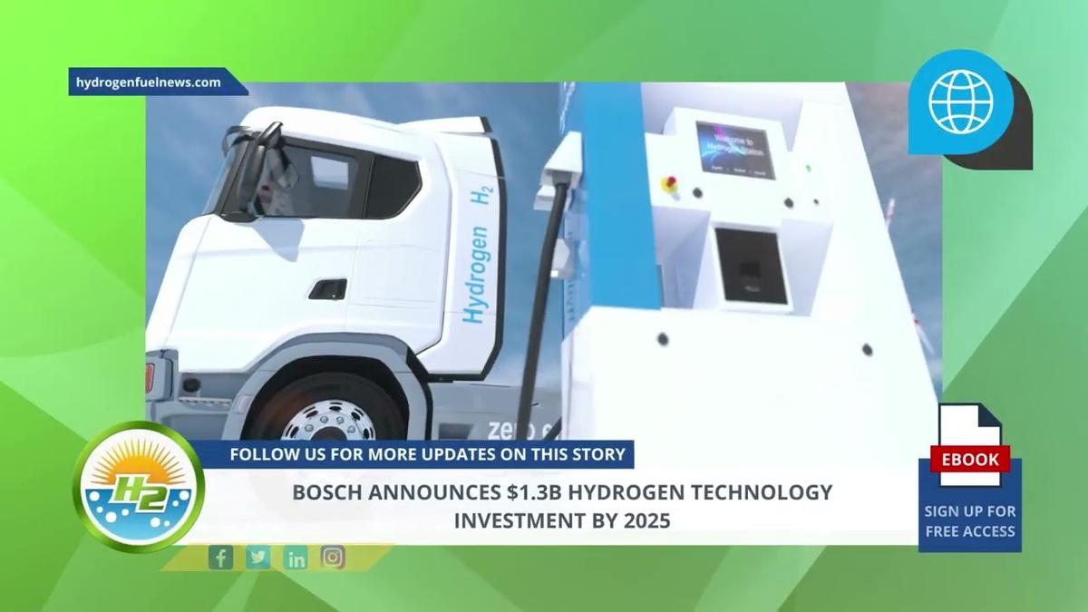 'Video thumbnail for German Version - Bosch announces $1.3B hydrogen technology investment by 2025'