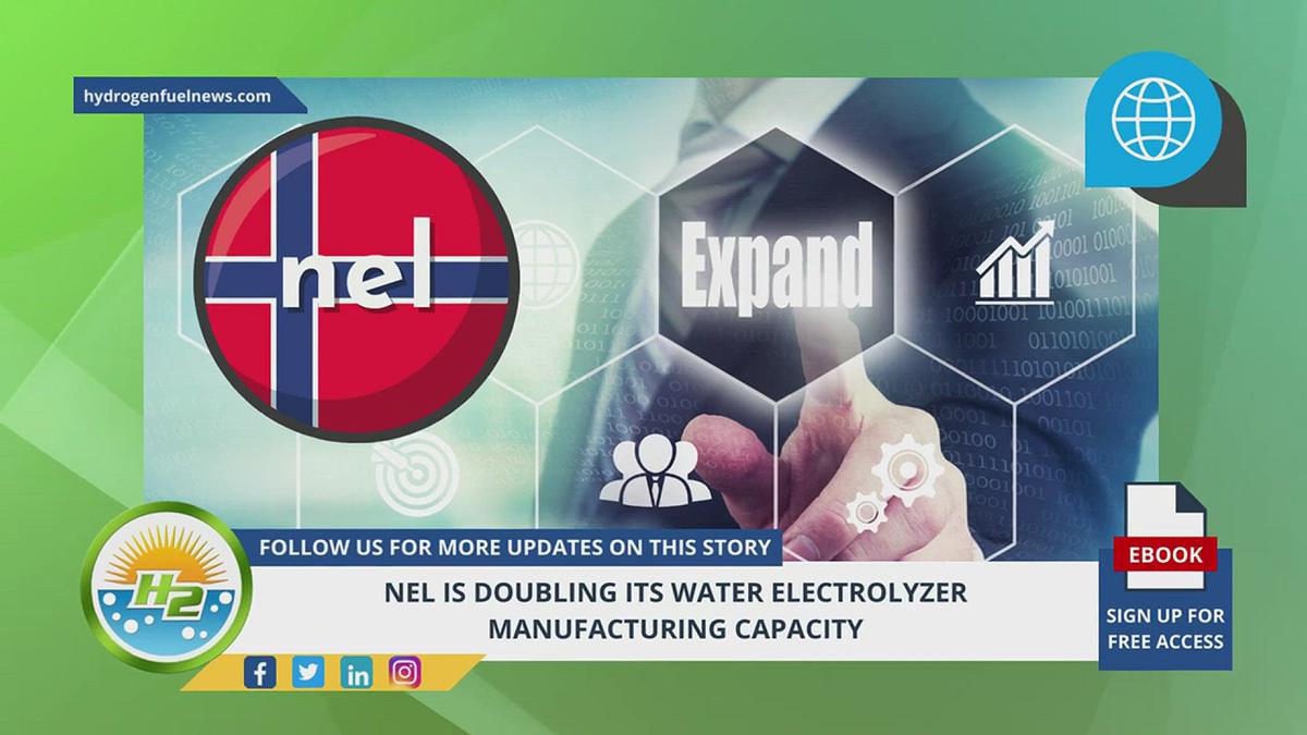 'Video thumbnail for Nel is doubling its water electrolyzer manufacturing capacity'