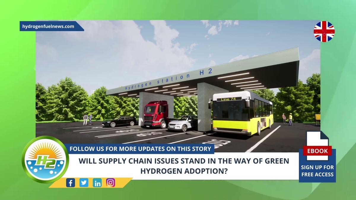 'Video thumbnail for Will supply chain issues stand in the way of green hydrogen adoption?'
