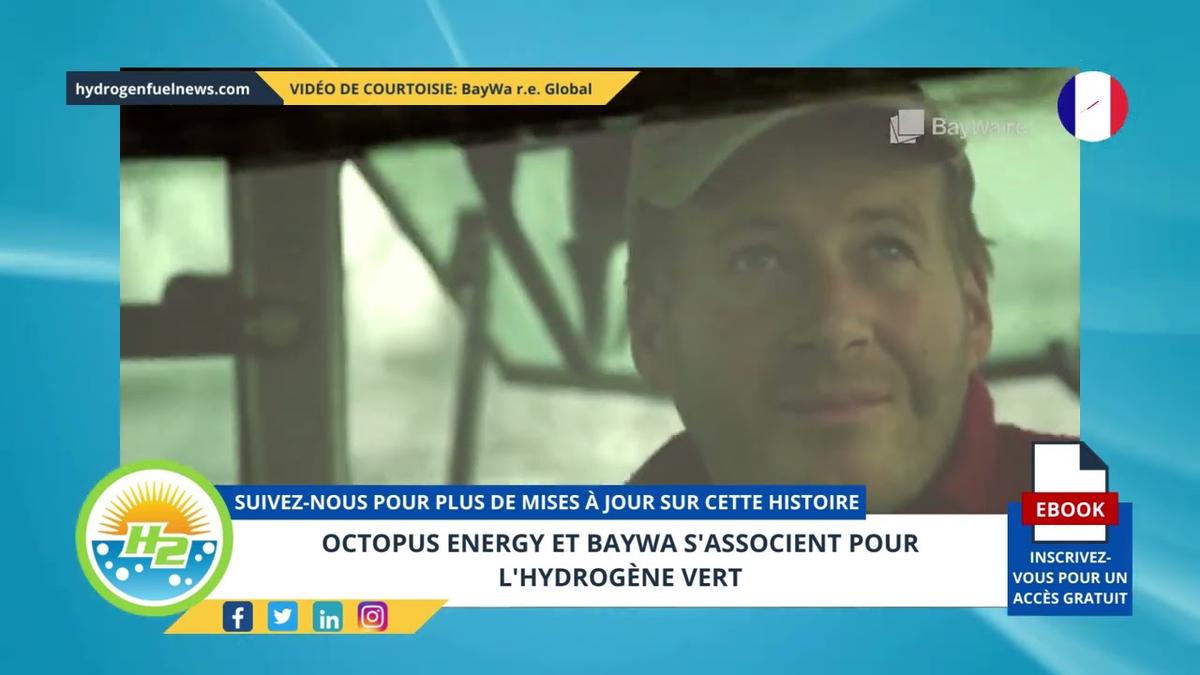 'Video thumbnail for [French] Octopus Energy and BayWa team up for green hydrogen'