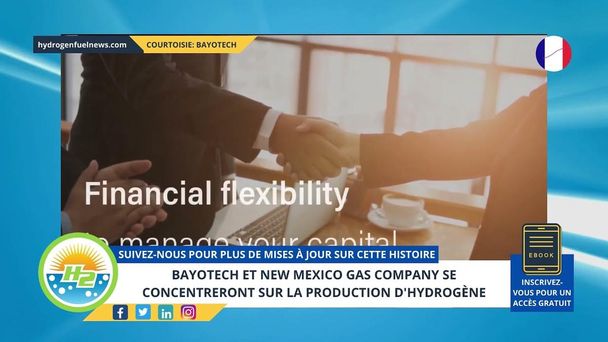 'Video thumbnail for [French] BayoTech and New Mexico Gas Company to focus on hydrogen production'