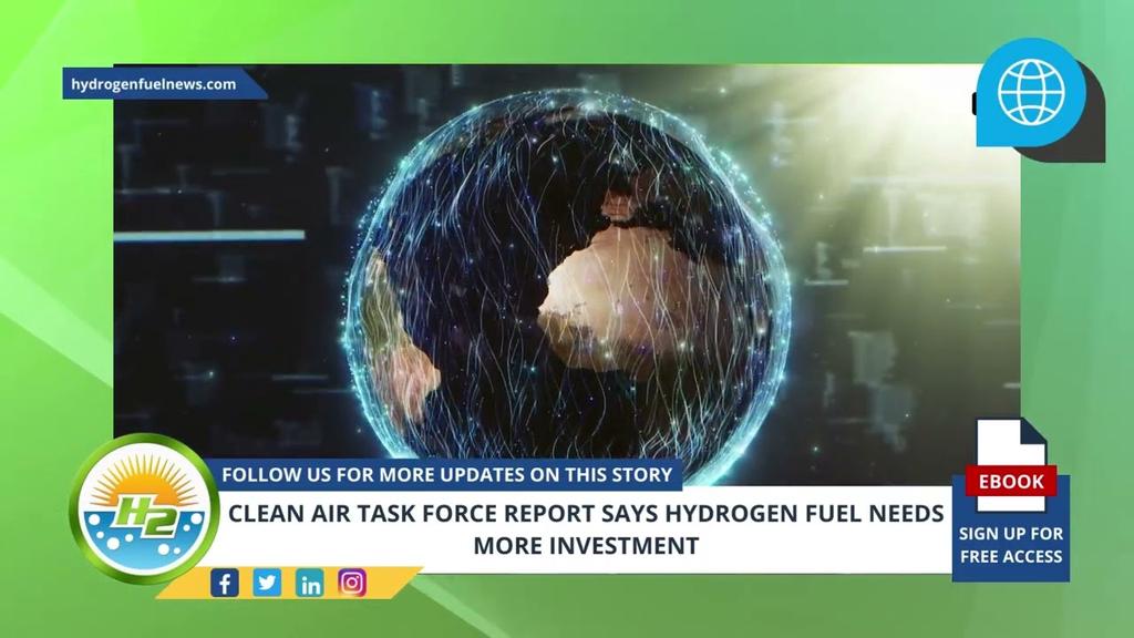 'Video thumbnail for Hydrogen News - Clean Air Task Force report says hydrogen fuel needs more investment'