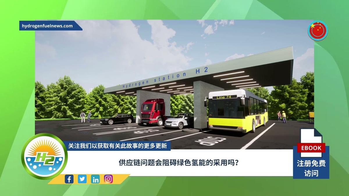 'Video thumbnail for [Chinese] Will supply chain issues stand in the way of green hydrogen adoption?'