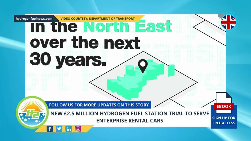 'Video thumbnail for NEW £2.5 MILLION HYDROGEN FUEL STATION TRIAL TO SERVE ENTERPRISE RENTAL CARS'