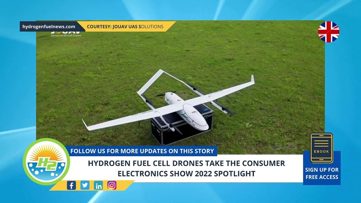 'Video thumbnail for Hydrogen fuel cell drones take the Consumer Electronics Show 2022 spotlight'