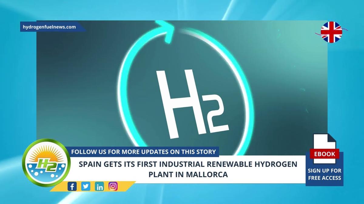 'Video thumbnail for Spain gets its first industrial renewable hydrogen plant in Mallorca'