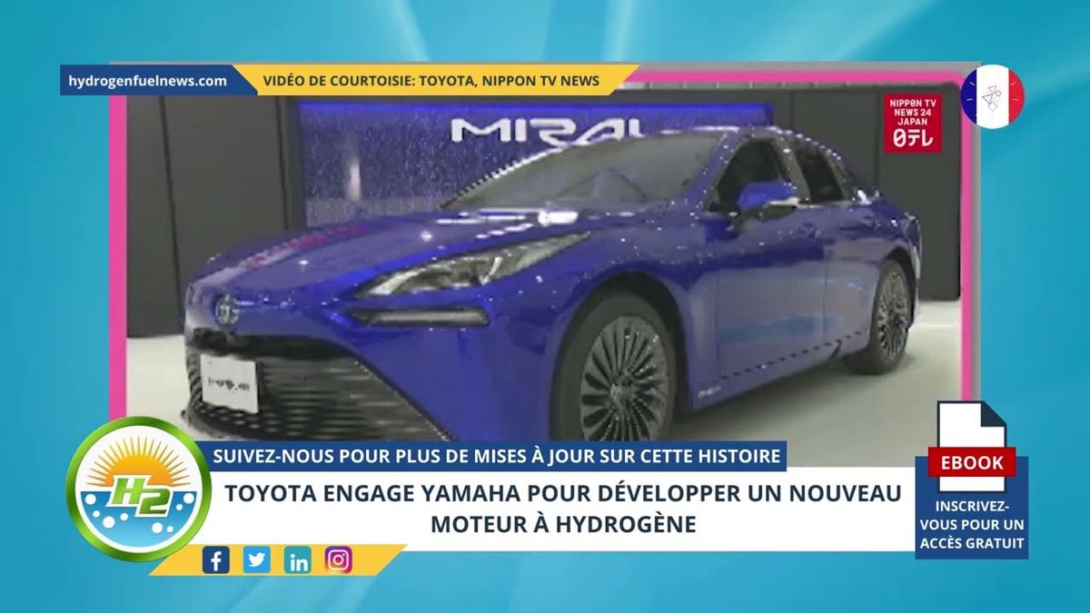 'Video thumbnail for [French] Toyota hires Yamaha to develop a new hydrogen fuel engine'