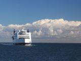 Hydrogen ship - Image of a passenger ferry sailing