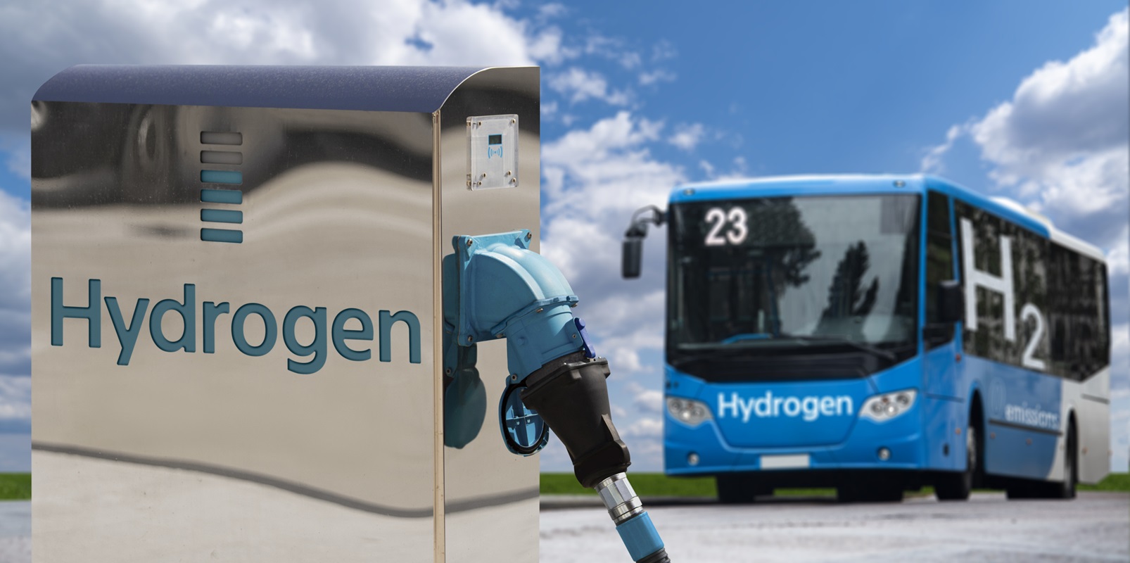 Hydrogen bus and refueling station