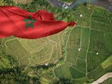 Green hydrogen - Morocco Flag - Land