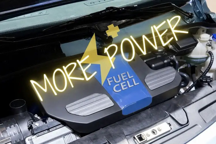 Hình ảnh concept pin nhiên liệu Hydrogen trên ô tô - More Power