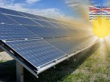 Solar Power - PV Panels - BC Flag