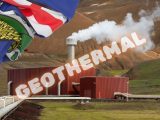 geothermal energy facility - Image of Alberta Flag