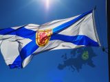 Green Hydrogen - Flag of Nova Scotia - EU Continent