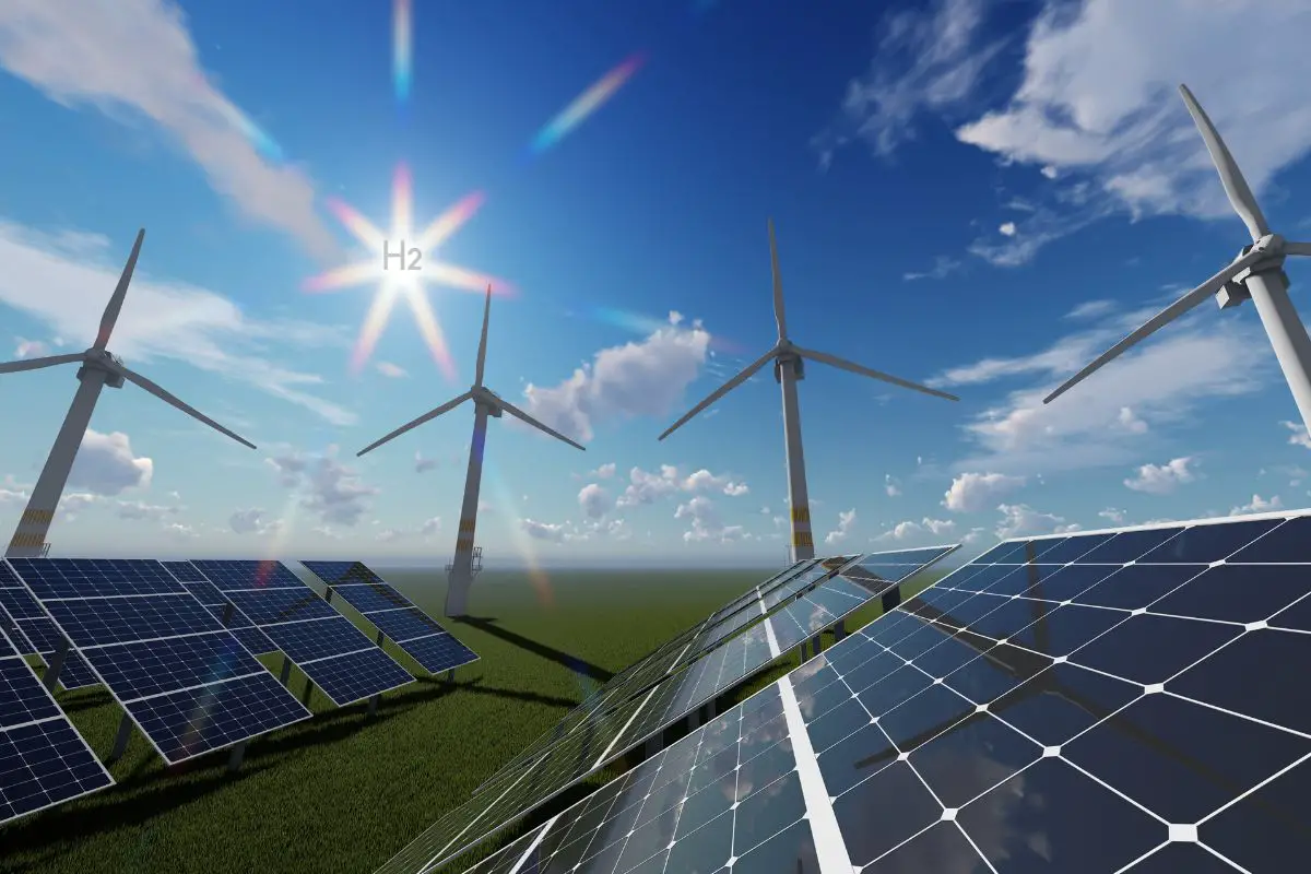 Green hydrogen - Wind and solar farms