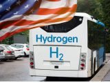 Hydrogen Bus - American Flag