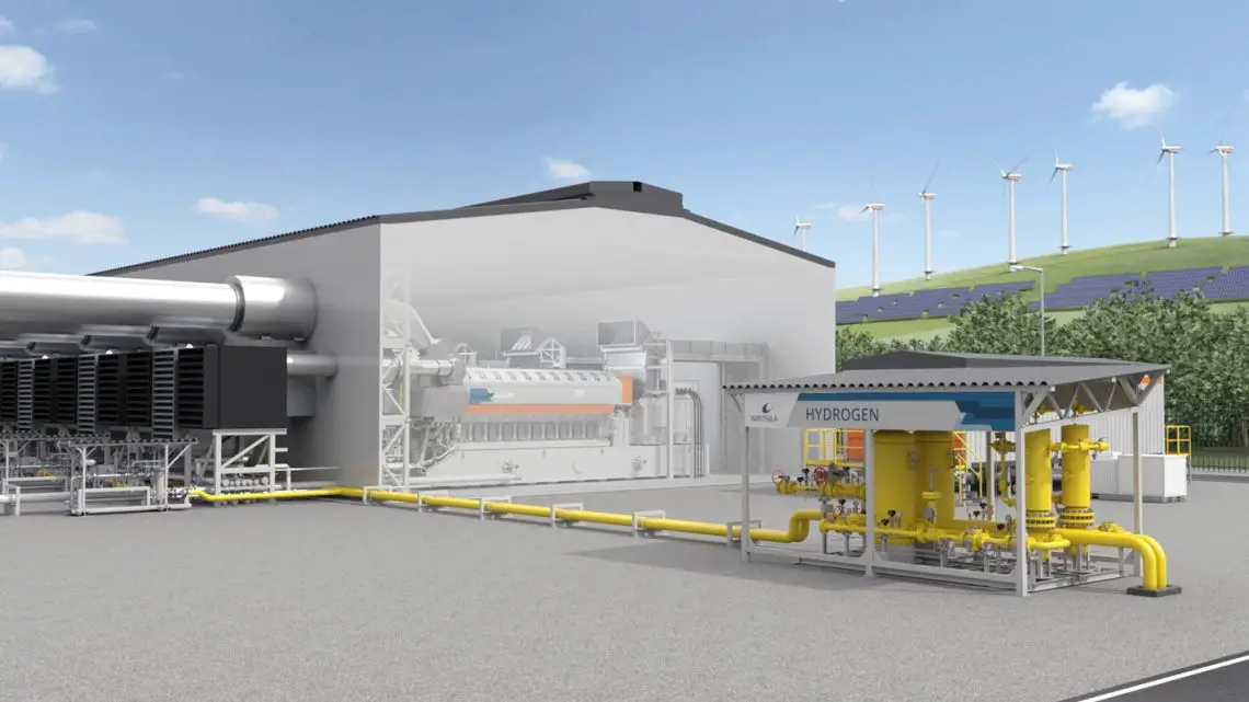 Wärtsilä’s innovative hydrogen-ready engine power plant – A World First