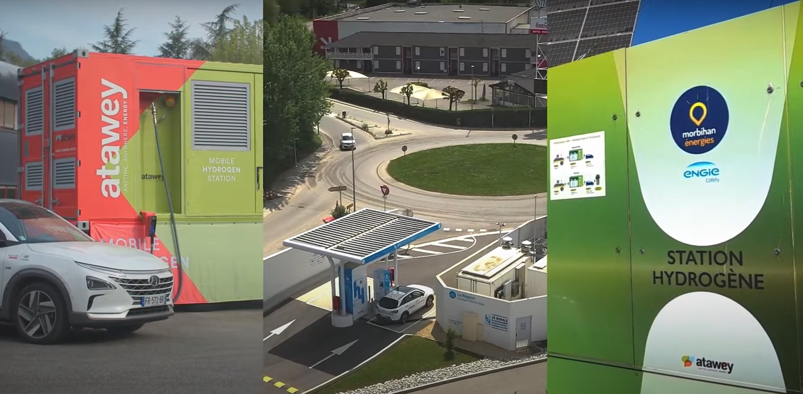 Hydrogen refueling network - Atawey's different types of hydrogen stations - Source - Atawey YouTube