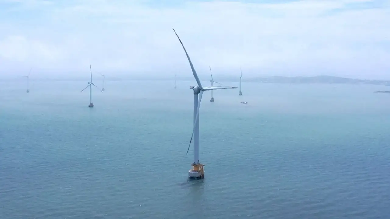 China launches largest floating wind turbine in the world